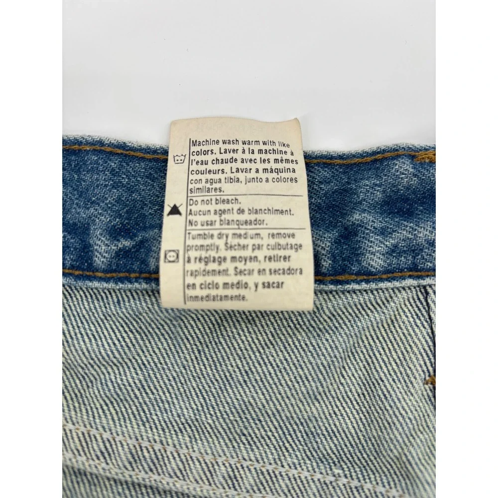 Carhartt B460 LVB Relaxed Fit Jeans Mens 42x30 Blue Denim Straight Leg Workwear